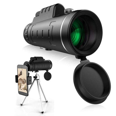 Starscope Monocular - High Power HD Monocular with Smartphone Holder & Tripod – Waterproof Monocular Telescope