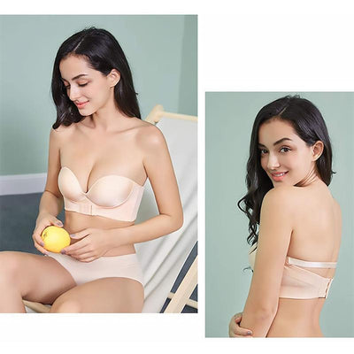 Push up strapless bra - Invisible Strapless Push-Up Bra