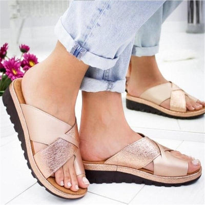 melopick.com -Women Fashionable Orthopedic Bunion Wedge Sandal