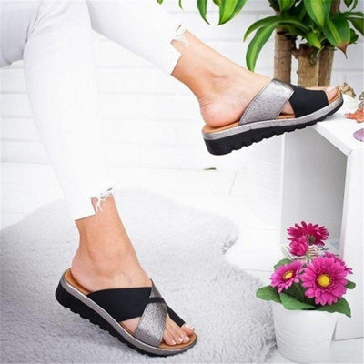 melopick.com -Women Fashionable Orthopedic Bunion Wedge Sandal