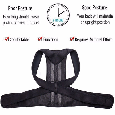 melopick.com -Unisex Back Posture Brace Clavicle Support